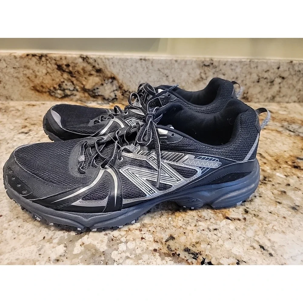 New Balance 510 Mens US Size 14 Black And Gray Trail Running Sneakers Shoes